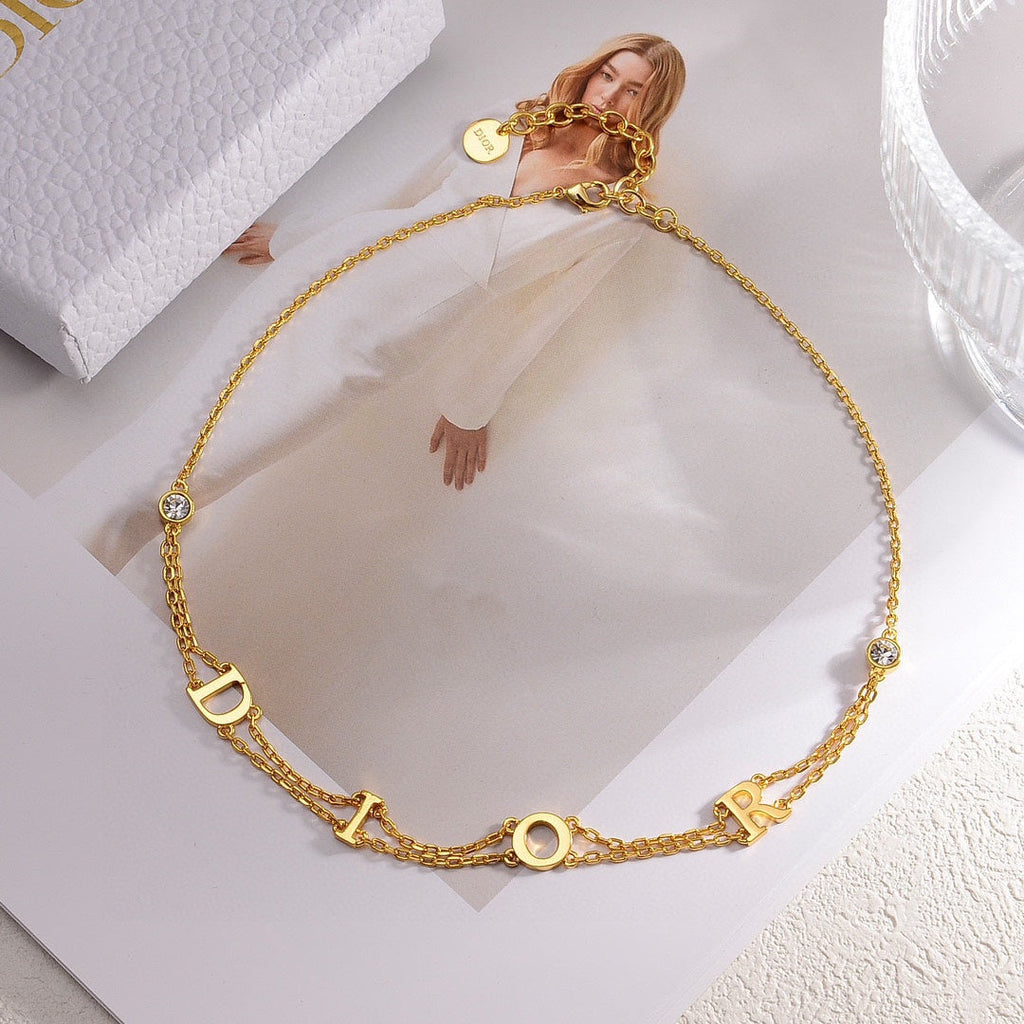 Dior Revolution 18K Gold Necklace product image 3, provided for visual reference and product detail review