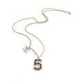 Chanel No.5 Chain 18K Gold Necklace product image 1, provided for visual reference and product detail review