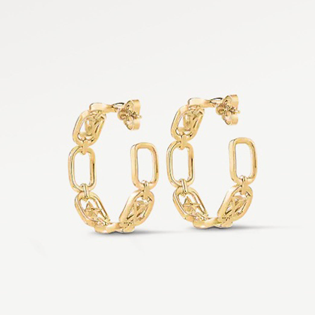 Louis Vuitton My Chain 18K Gold Earrings product image 1, provided for visual reference and product detail review
