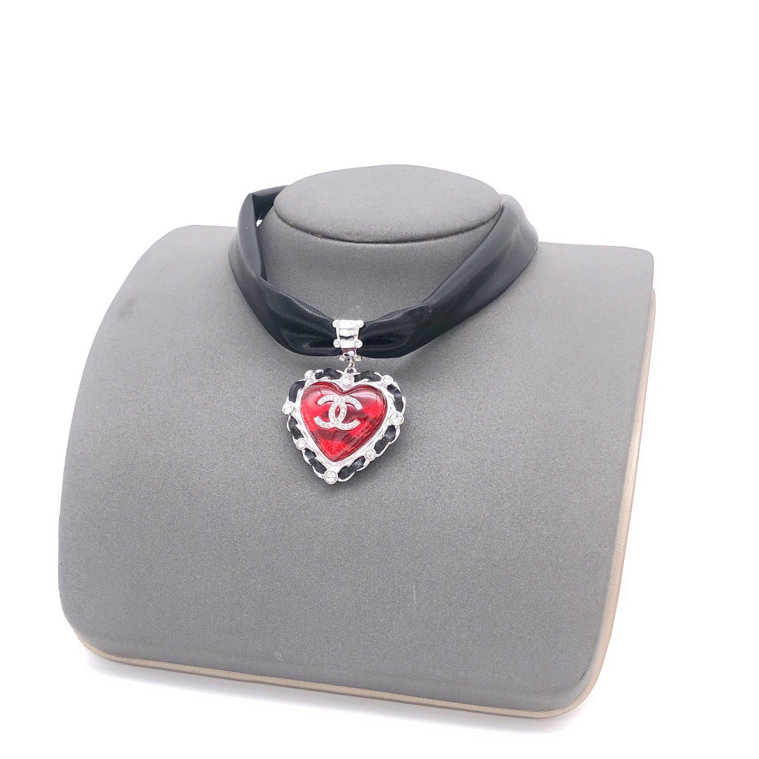 Chanel 2021 Leather Choker 18K Gold Necklace product image 6, provided for visual reference and product detail review