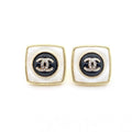 Chanel Pearl Square 18K Gold Earrings product image 1, provided for visual reference and product detail review