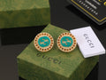 Gucci Double Resin 18K Gold Earrings product image 1, provided for visual reference and product detail review