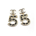 Chanel No. 5 Perfume 18K Gold Earrings product image 1, provided for visual reference and product detail review