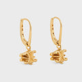 Celine Solitaire 18K Gold Earrings product image 1, provided for visual reference and product detail review