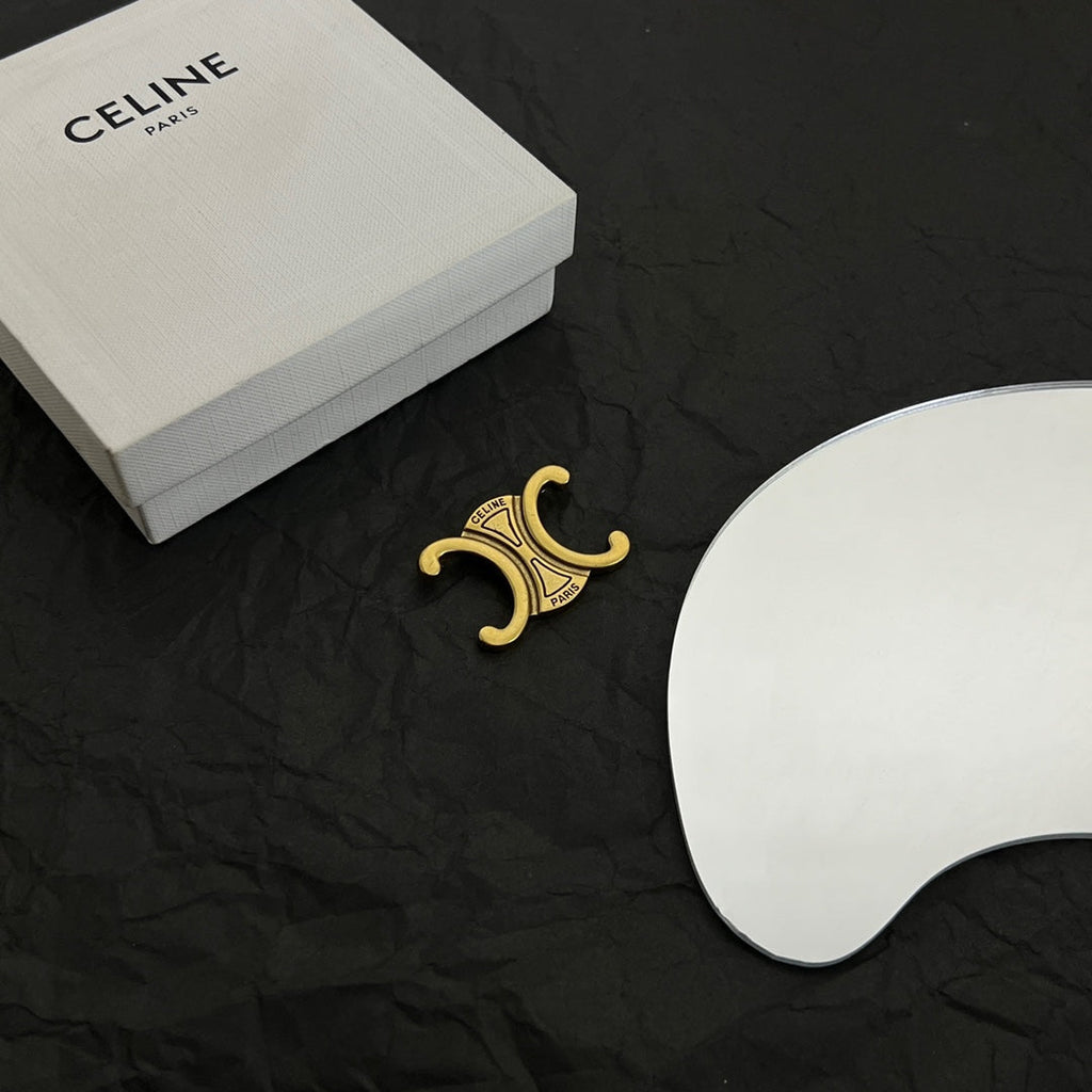 Celine Vintage 18K Gold Brooch product image 6, provided for visual reference and product detail review