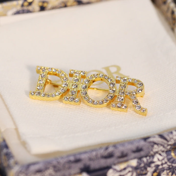 Dior Diamonds 18K Gold Brooch product image 1, provided for visual reference and product detail review