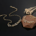 Chanel Script Chain 18K Gold Necklace product image 1, provided for visual reference and product detail review