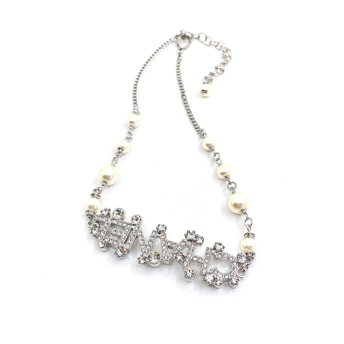 Chanel Crystals 18K Gold Necklace product image 1, provided for visual reference and product detail review