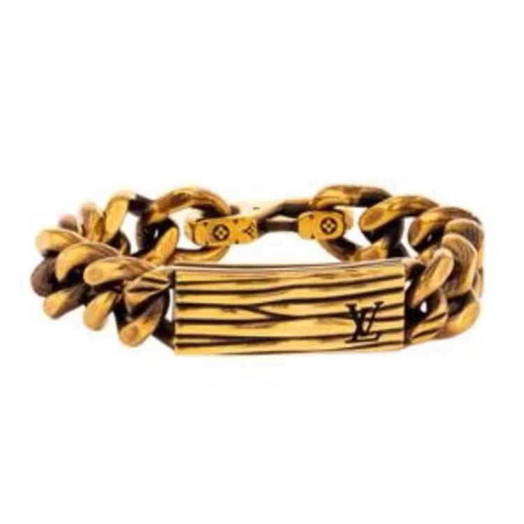 Louis Vuitton Vintage Chains 18K Gold Bracelet product image 1, provided for visual reference and product detail review