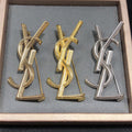 YSL Vintage 18K Gold Brooch product image 1, provided for visual reference and product detail review