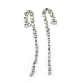 Chanel Long Crystal 18K Gold Earrings product image 1, provided for visual reference and product detail review