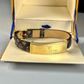 Louis Vuitton Leather 18K Gold Bracelet product image 1, provided for visual reference and product detail review