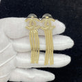 Chanel Long Tassel Gold 18K Gold Earrings product image 1, provided for visual reference and product detail review