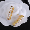 Chanel Pearls 18K Gold Earrings product image 1, provided for visual reference and product detail review