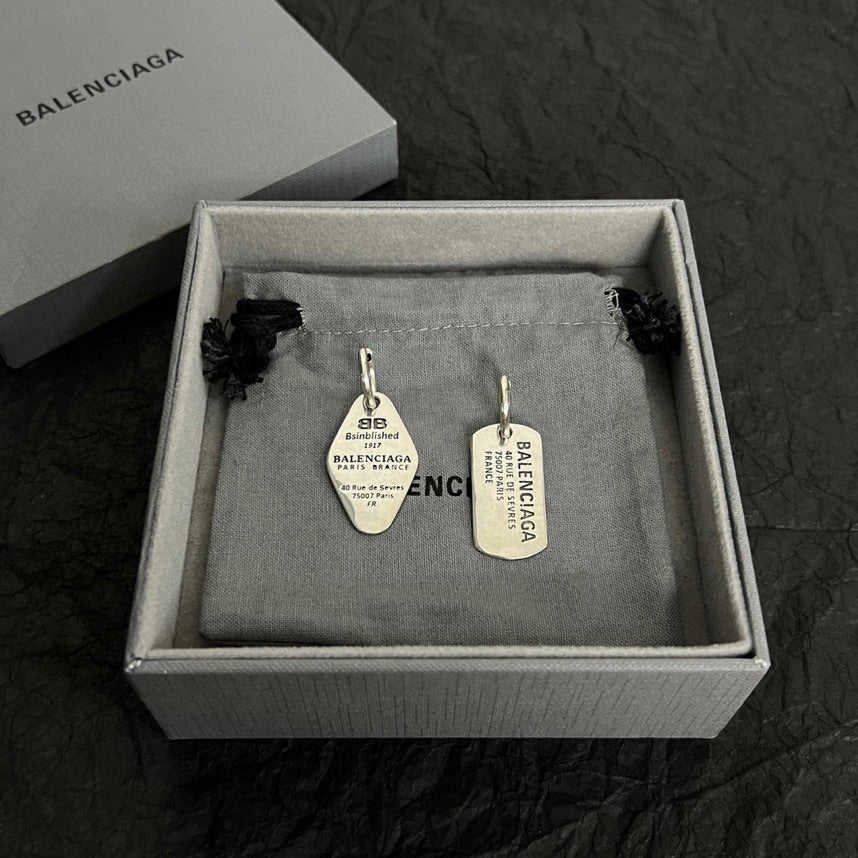 Balenciaga Plate 18K Gold Earrings product image 5, provided for visual reference and product detail review
