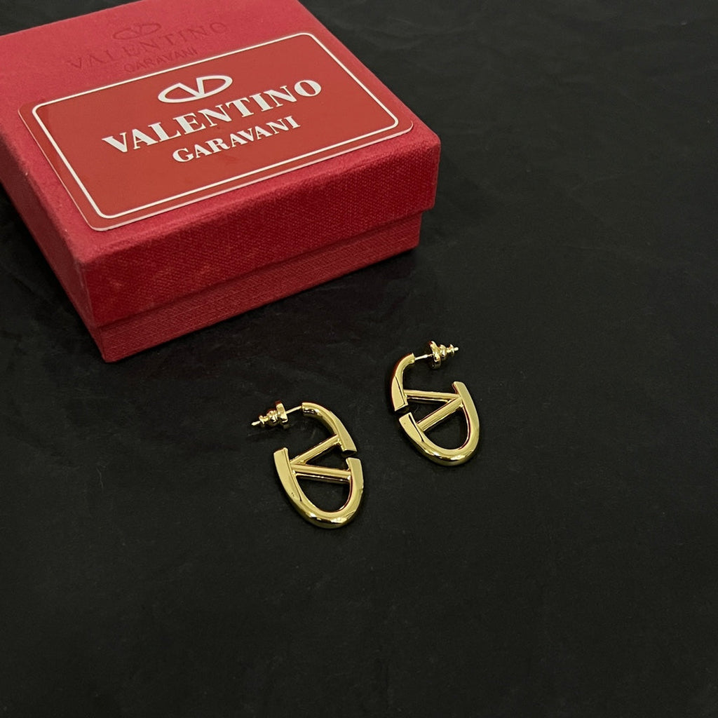 Valentino Gold 18K Gold Earrings product image 5, provided for visual reference and product detail review
