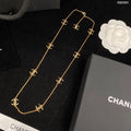 Chanel Multi-Logo 18K Gold Necklace product image 1, provided for visual reference and product detail review