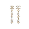 Chanel No.5 Long 18K Gold Earrings product image 1, provided for visual reference and product detail review