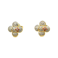 Louis Vuitton Vivienne Diamond 18K Gold Earrings product image 1, provided for visual reference and product detail review
