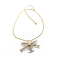 Chanel Bow Tie 18K Gold Necklace product image 1, provided for visual reference and product detail review