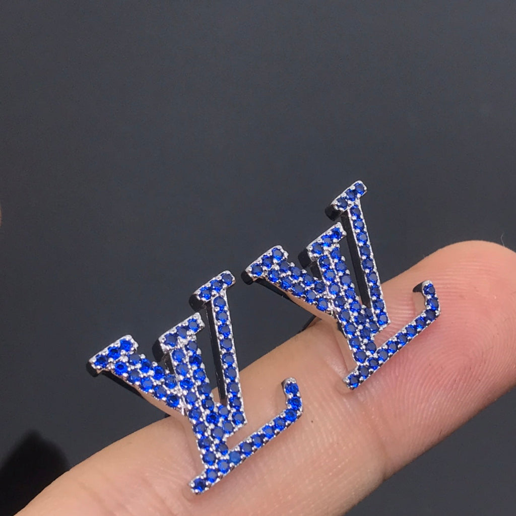 Louis Vuitton Iconic Aquamarine 18K Gold Earrings product image 2, provided for visual reference and product detail review