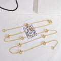 LOEWE Anagram Long 18K Gold Necklace product image 1, provided for visual reference and product detail review