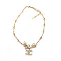 Chanel Flower Diamond 18K Gold Necklace product image 1, provided for visual reference and product detail review