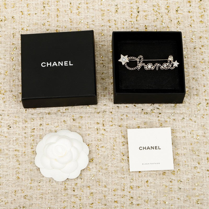 Chanel Leather Gold 18K Gold Brooch product image 3, provided for visual reference and product detail review