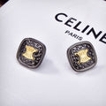 Celine Black Gold 18K Gold Earrings product image 1, provided for visual reference and product detail review