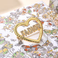 Dior J'adore Crystals 18K Gold Brooch product image 1, provided for visual reference and product detail review
