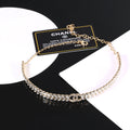 Chanel Diamonds Choker 18K Gold Necklace product image 1, provided for visual reference and product detail review