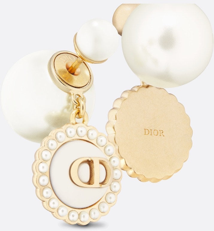 Dior Pearls 18K Gold Earrings product image 3, provided for visual reference and product detail review