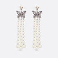 Dior Pearls Tassel Long 18K Gold Earrings product image 1, provided for visual reference and product detail review