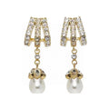 Celine Vintage Pearls 18K Gold Earrings product image 1, provided for visual reference and product detail review