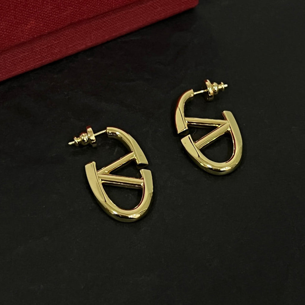 Valentino Gold 18K Gold Earrings product image 1, provided for visual reference and product detail review