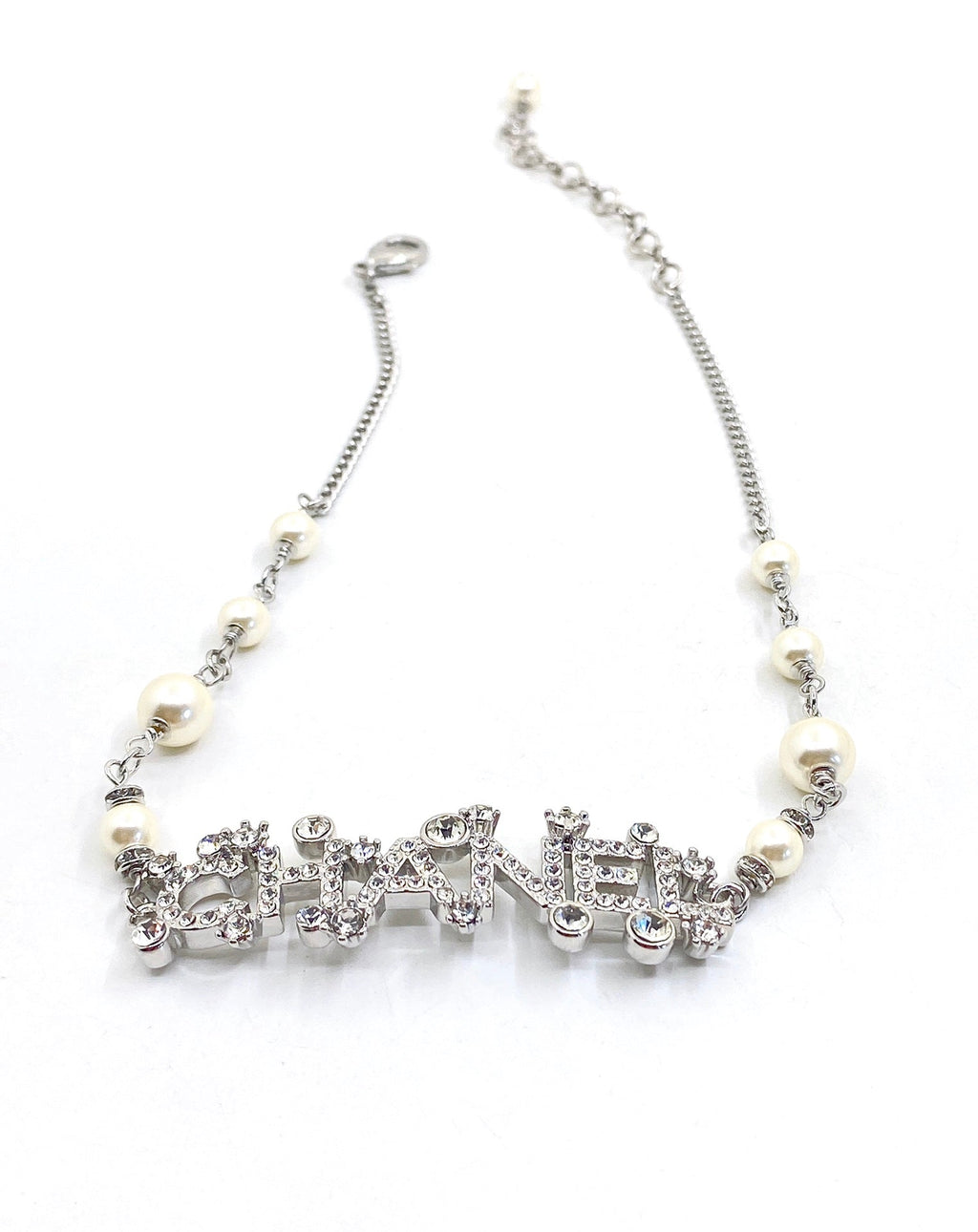 Chanel Crystals 18K Gold Necklace product image 2, provided for visual reference and product detail review