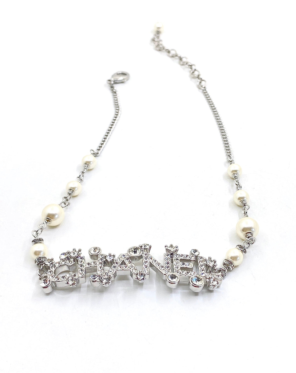 Chanel Crystals 18K Gold Necklace product image 2, provided for visual reference and product detail review