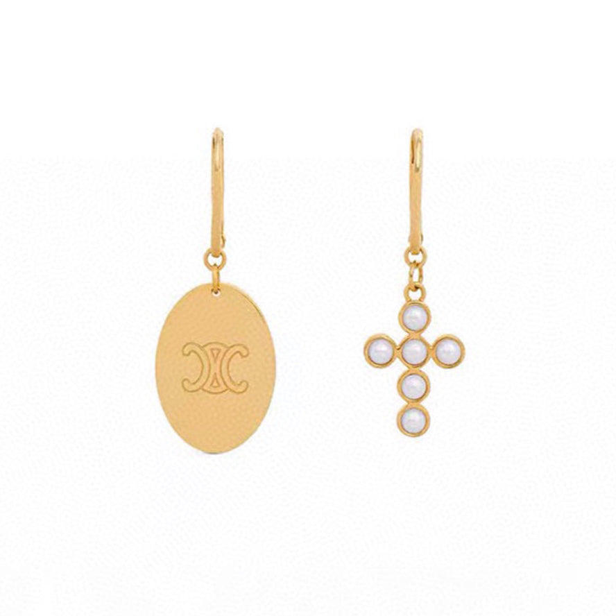 Celine Pearl 18K Gold Earrings product image 1, provided for visual reference and product detail review