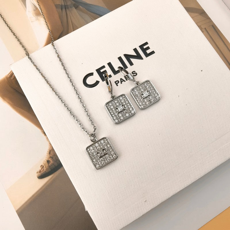 Celine Diamond 18K Gold Earrings product image 5, provided for visual reference and product detail review