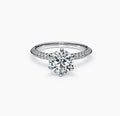 Tiffany Pave Tiffany Setting Engagement 18K Gold Ring product image 1, provided for visual reference and product detail