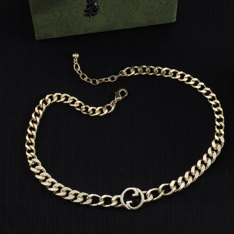 Gucci Double Chain 18K Gold Necklace product image 2, provided for visual reference and product detail review