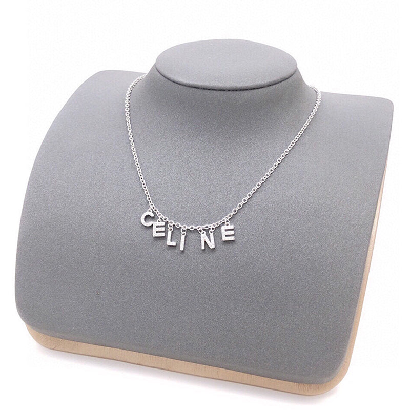 Celine Script 18K Gold Necklace product image 1, provided for visual reference and product detail review