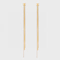 Celine Diamonds Long 18K Gold Earrings product image 1, provided for visual reference and product detail review