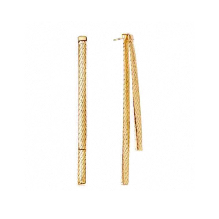 Celine Tassel 18K Gold Earrings product image 1, provided for visual reference and product detail review
