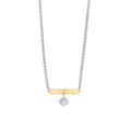 Celine Celine Line Diamonds 18K Gold Necklace product image 1, provided for visual reference and product detail review