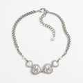 Chanel Heart Crystals 18K Gold Necklace product image 1, provided for visual reference and product detail review