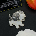 Chanel Dog 18K Gold Brooch product image 1, provided for visual reference and product detail review