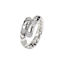Bvlgari Serpenti Viper Pave Diamond 18K Gold Ring product image 1, provided for visual reference and product detail review