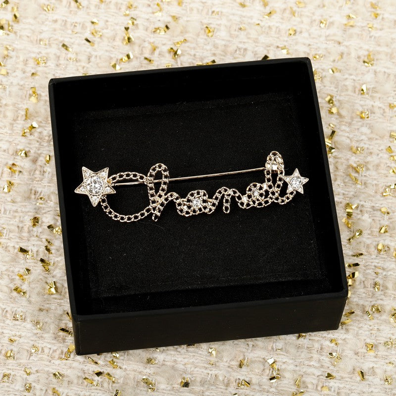 Chanel Leather Gold 18K Gold Brooch product image 4, provided for visual reference and product detail review