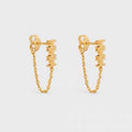 Celine Chain 18K Gold Earrings product image 1, provided for visual reference and product detail review